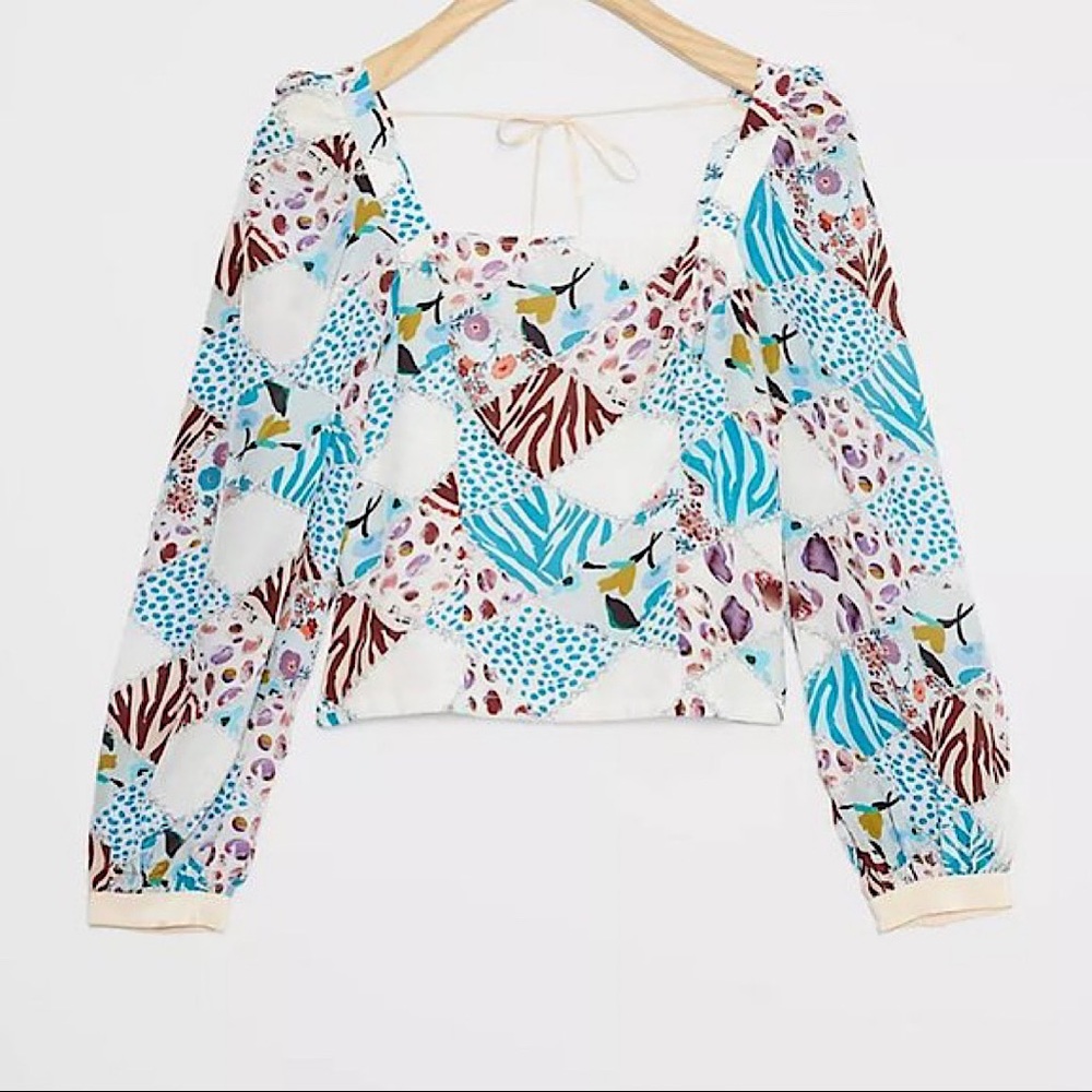 Anthropologie Geisha Designs Monika Blouse NEW S